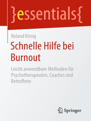 cover image of Schnelle Hilfe bei Burnout
